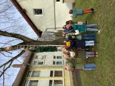Fledermauskästen an unserer Schule